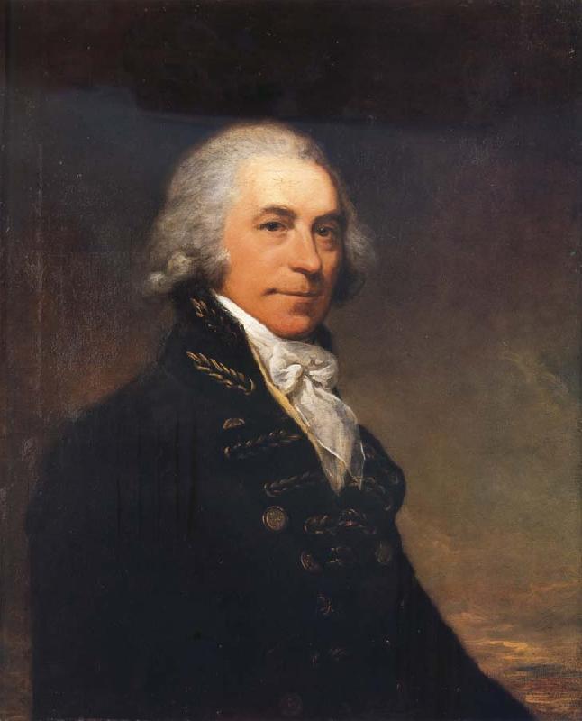 Arthur Devis A Portrait of Captain James Urmston Sweden oil painting art